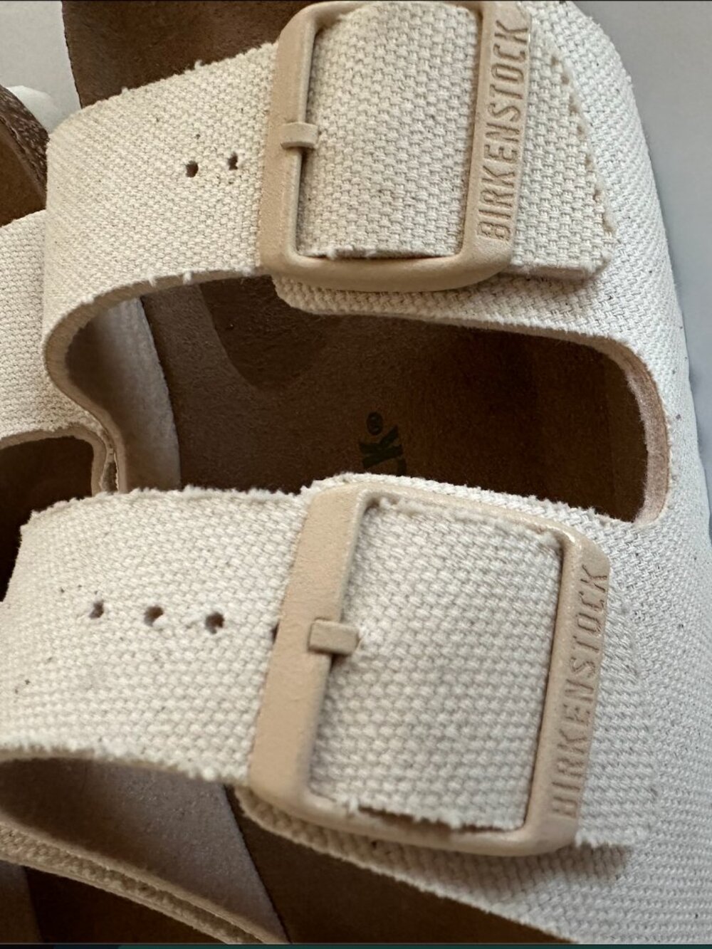 birkenstock arizona vegan canvas sandals NWT size 40 - Picture 3 of 5